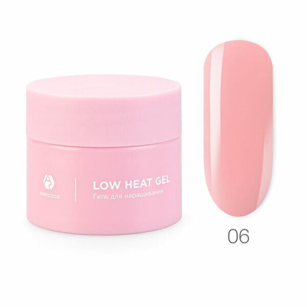 Низкотемпературный однофазный гель ADRICOCO Low heat №06 цветущая сакура, 15 мл