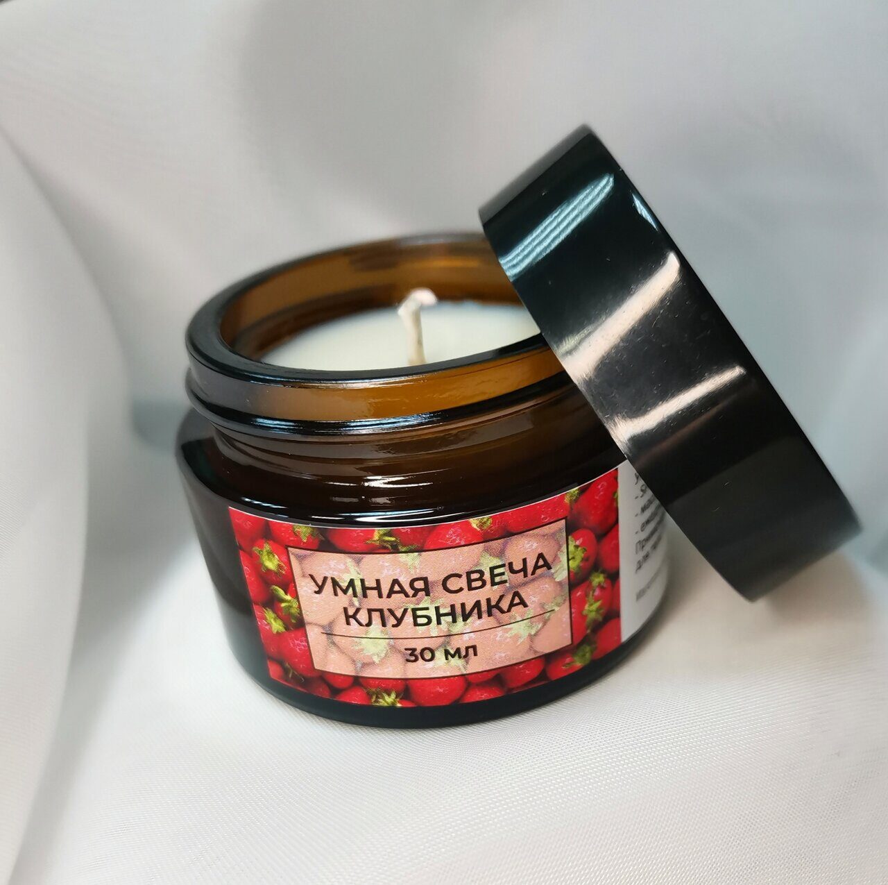 Умная SPA свеча Rainbow Color с ароматом "Клубника"